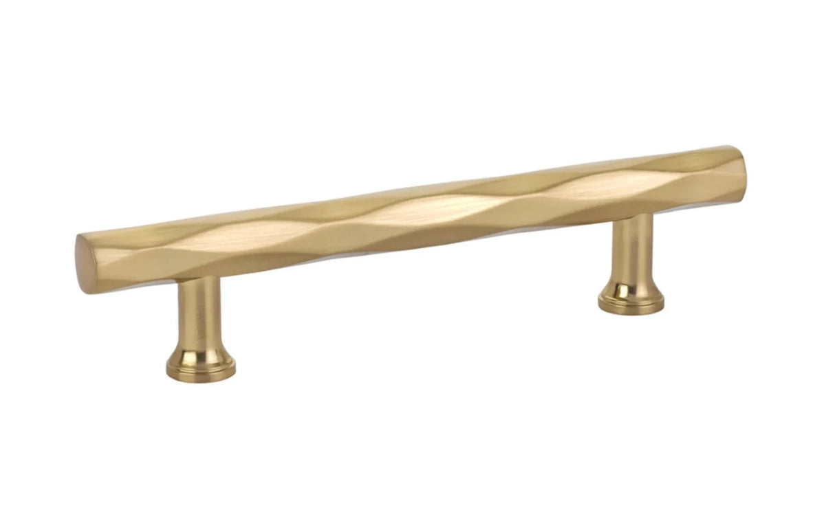 T-Bar "American Designer" Drawer Pulls in Satin Brass - Forge Hardware Studio