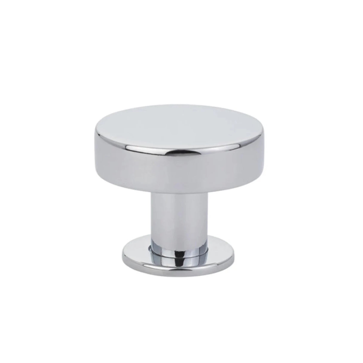 Hope Polished Chrome Round Cabinet Knob - Forge Hardware Studio