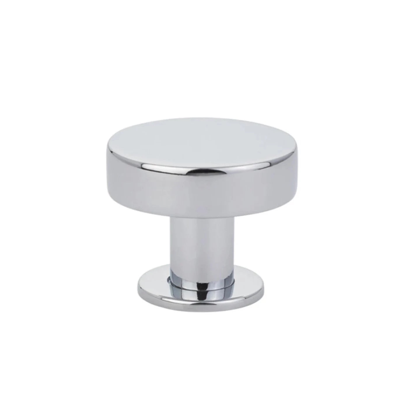 Hope Polished Chrome Round Cabinet Knob - Forge Hardware Studio