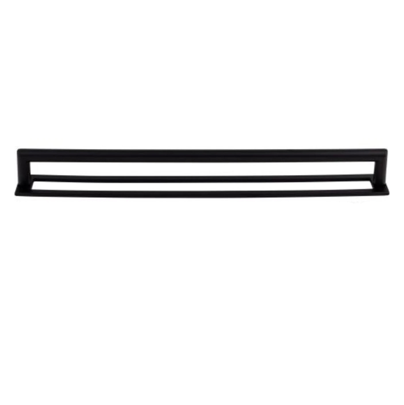 Matte Black "City" Drawer Pulls and Knob with Backplate - Forge Hardware Studio