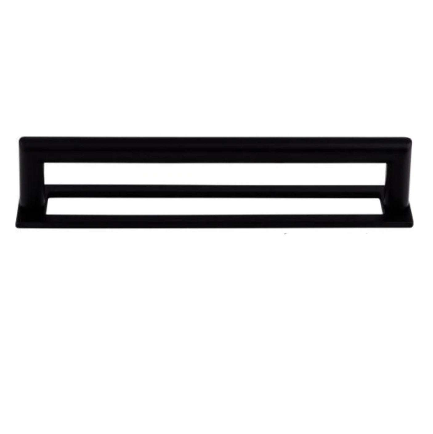 Matte Black "City" Drawer Pulls and Knob with Backplate - Forge Hardware Studio