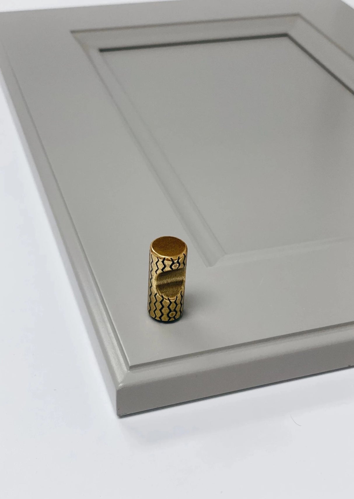 U-Shaped "Venice" Drawer Pull in Antique Brass - Forge Hardware Studio