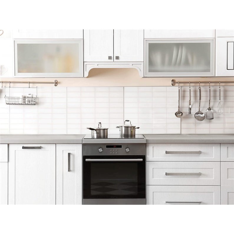 Brushed Nickel "Tila" Wide Drawer Pulls and Knob - Brass Cabinet Hardware