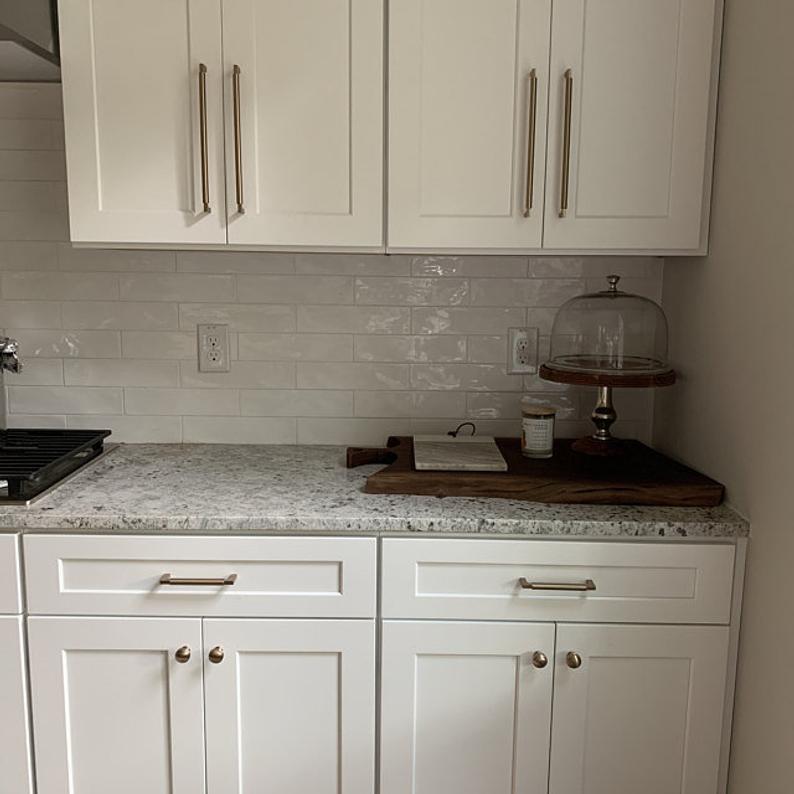 Champagne Bronze "Paris" Drawer Pulls and Knob - Forge Hardware Studio