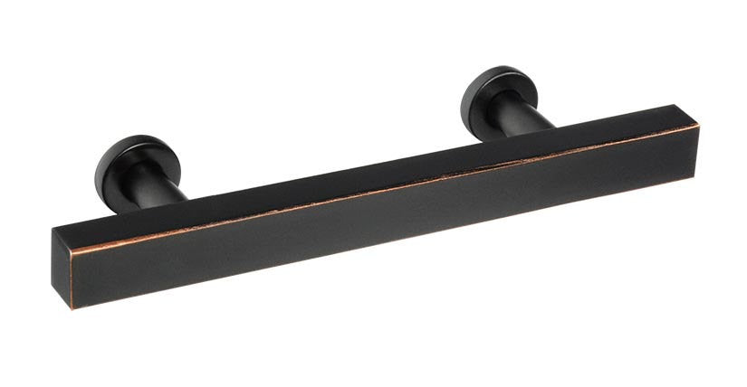 European T-Bar Bronze - 3" Drawer Pull - Cabinet Handle - Brass Cabinet Hardware