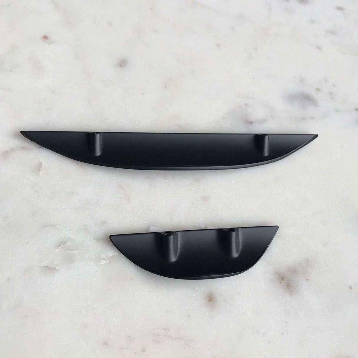 Luna Cabinet Knobs - Matte Black Drawer Pull - Cabinet Handle - Brass Cabinet Hardware