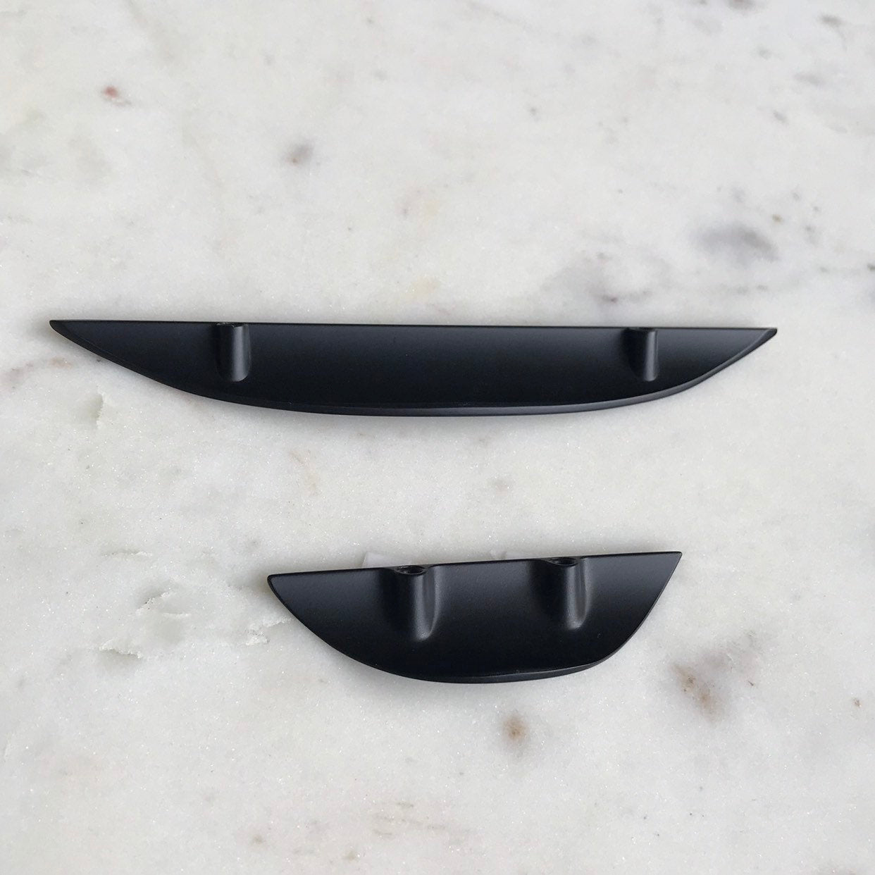 Luna Cabinet Knobs - Matte Black Drawer Pull - Cabinet Handle - Brass Cabinet Hardware