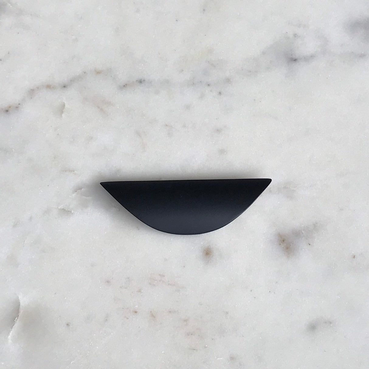 Luna Cabinet Knobs - Matte Black Drawer Pull - Cabinet Handle - Brass Cabinet Hardware