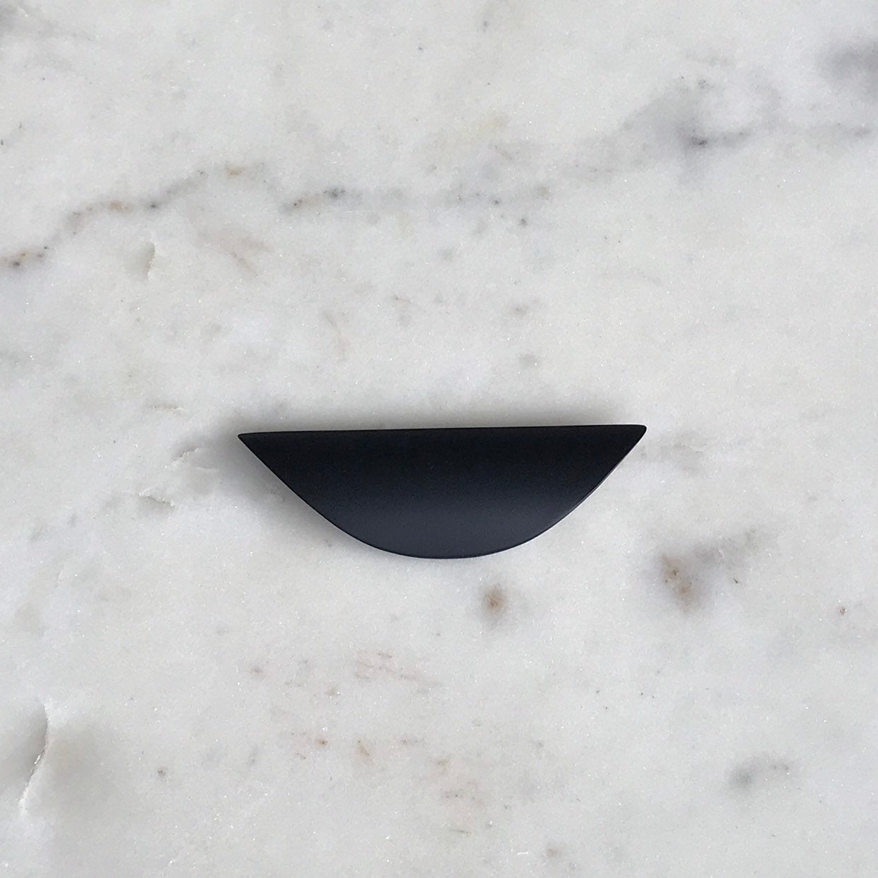 Luna Cabinet Knobs - Matte Black Drawer Pull - Cabinet Handle - Brass Cabinet Hardware