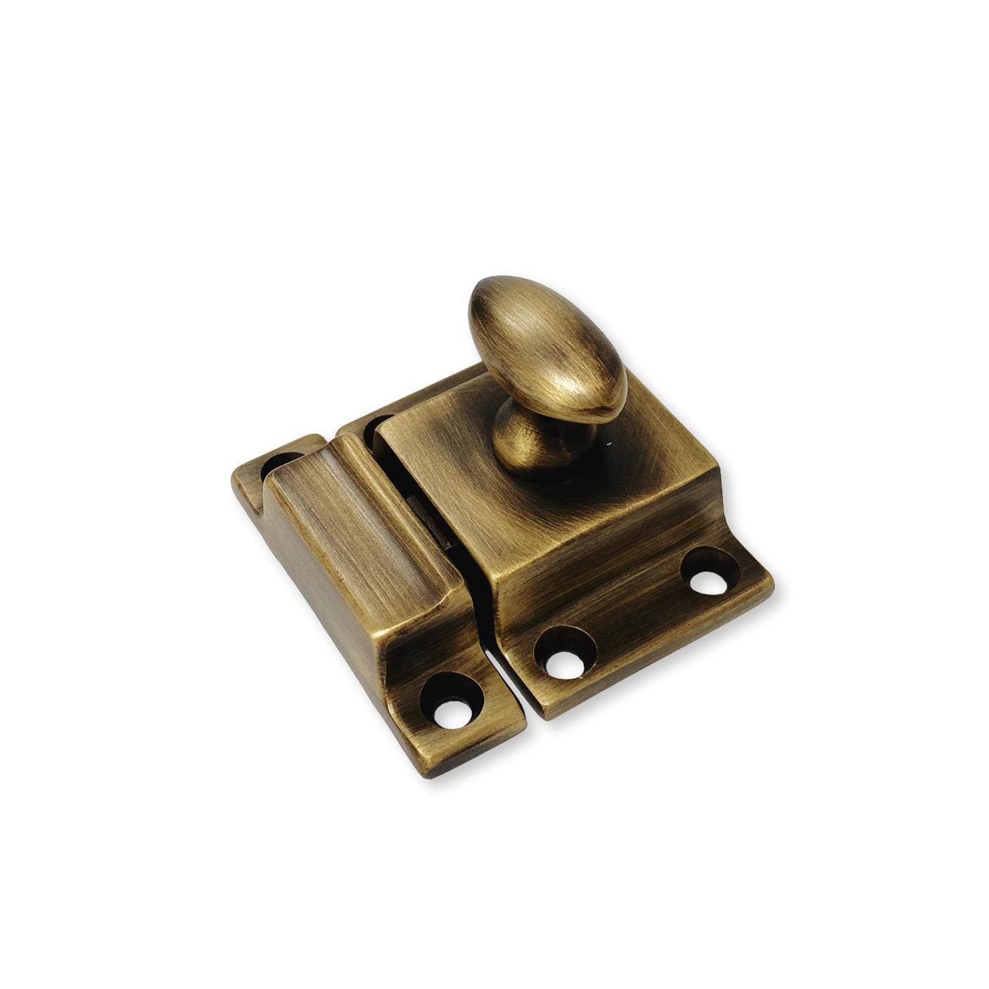 Antique Brass Medium "Eloise" Cabinet Latch - Forge Hardware Studio