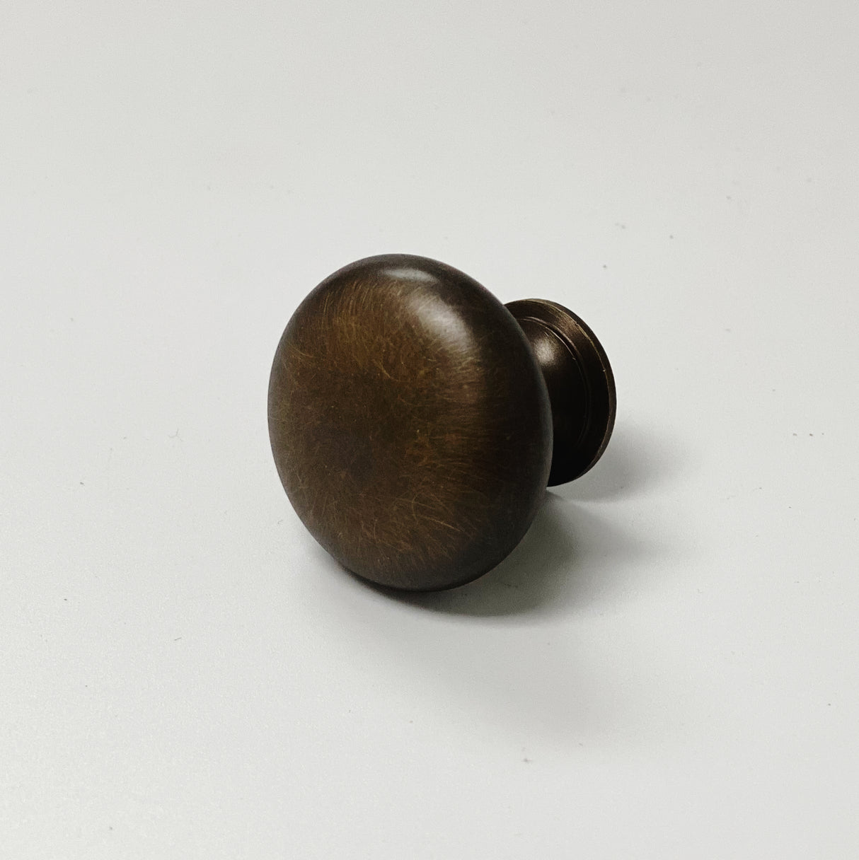 Antique Brass "Eloise" Round Cabinet Knob - Forge Hardware Studio