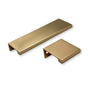 Dina Champagne Bronze Tab Finger Drawer Pulls in Various Sizes - Forge Hardware Studio