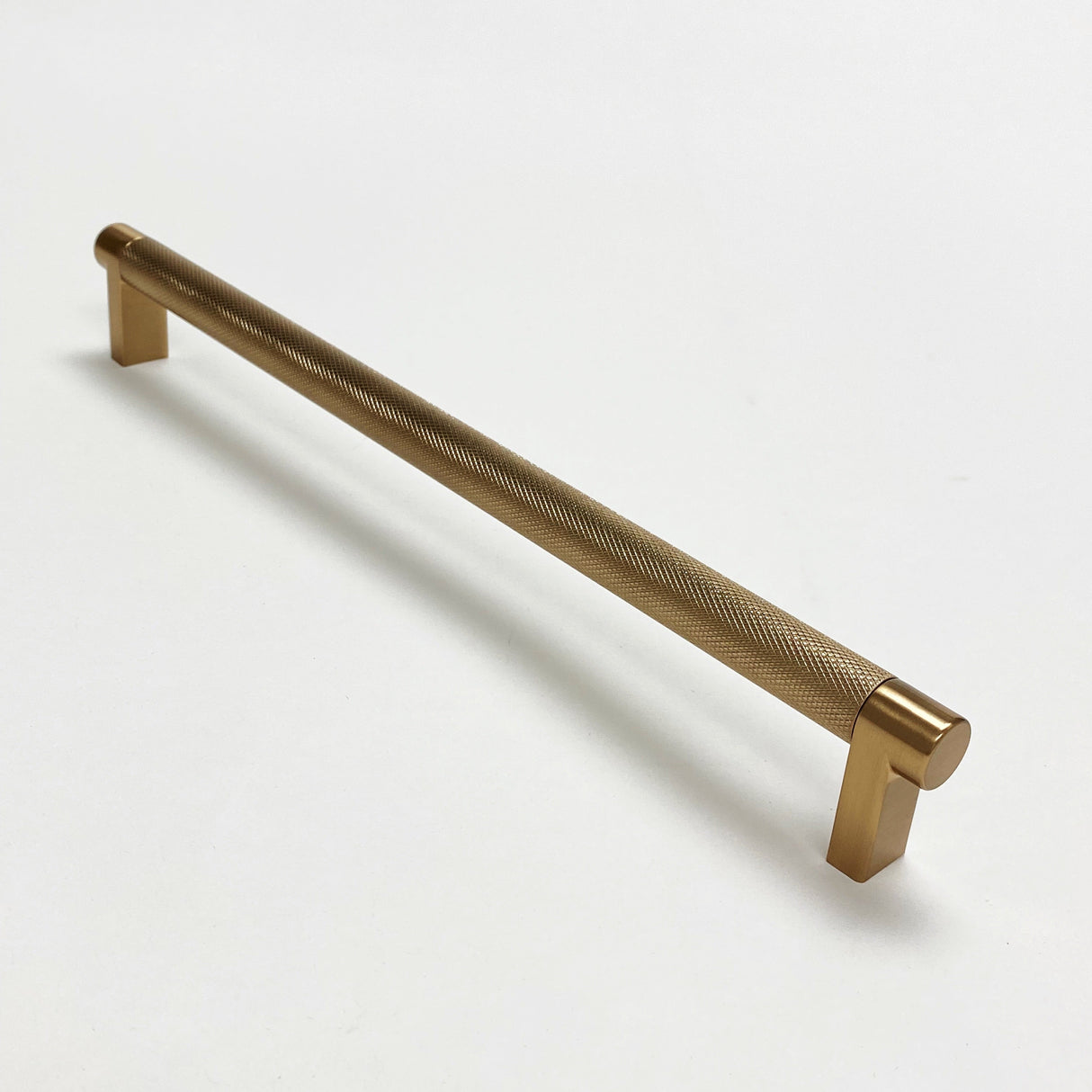 Knurled "Converse" Champagne Bronze Cabinet Knobs and Drawer Pulls - Forge Hardware Studio