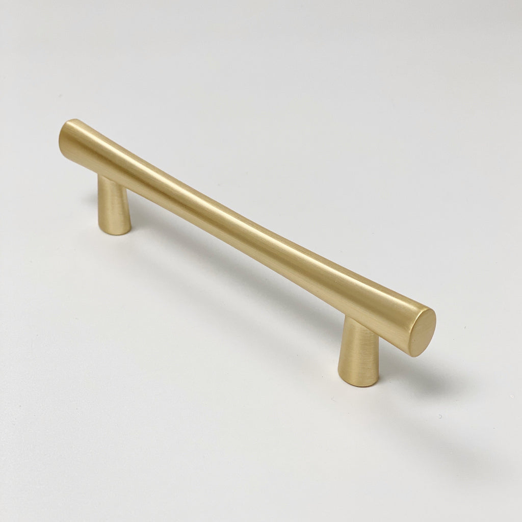 Satin Gold "Century" Cabinet Knobs and Drawer Pulls - Forge Hardware Studio