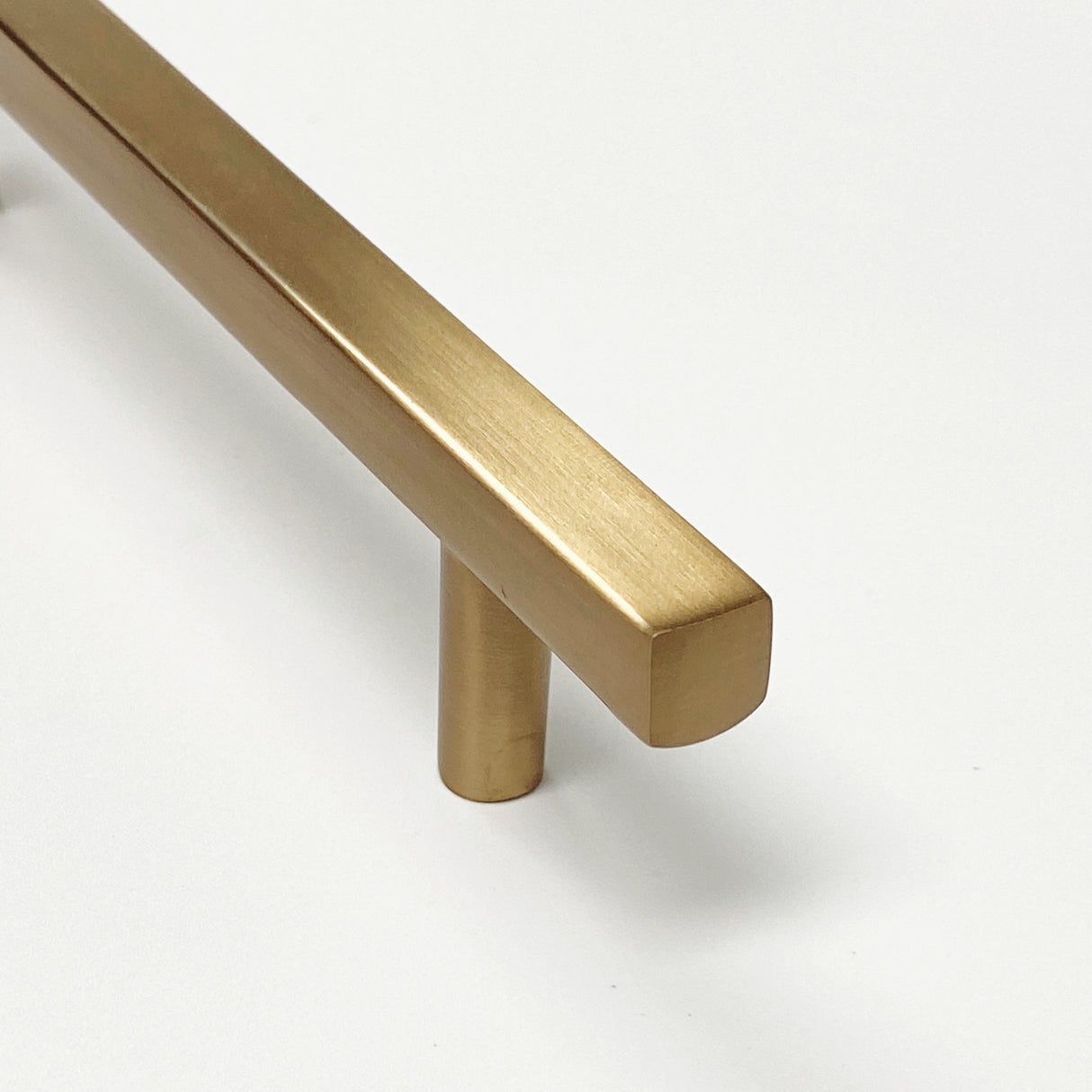 Champagne Bronze "Riley" T-Bar Drawer Pulls and Cabinet Knobs - Forge Hardware Studio