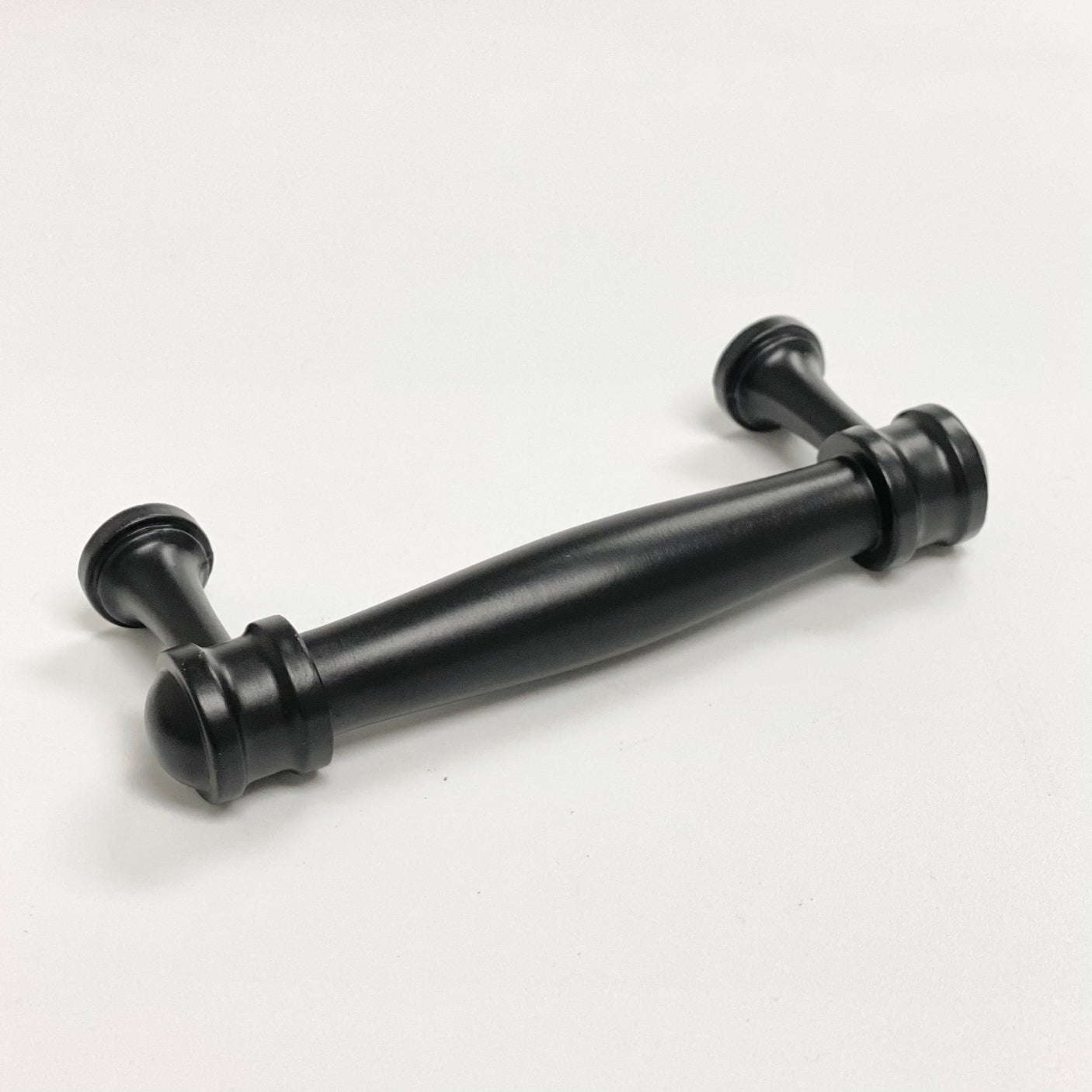 Matte Black "Mist" Drawer Pulls - Forge Hardware Studio