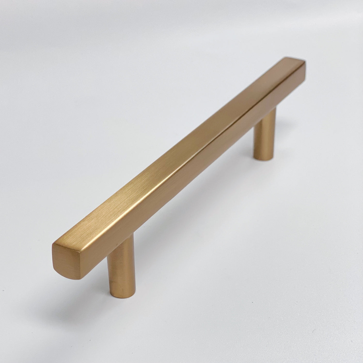 Champagne Bronze "Riley" T-Bar Drawer Pulls and Cabinet Knobs - Forge Hardware Studio