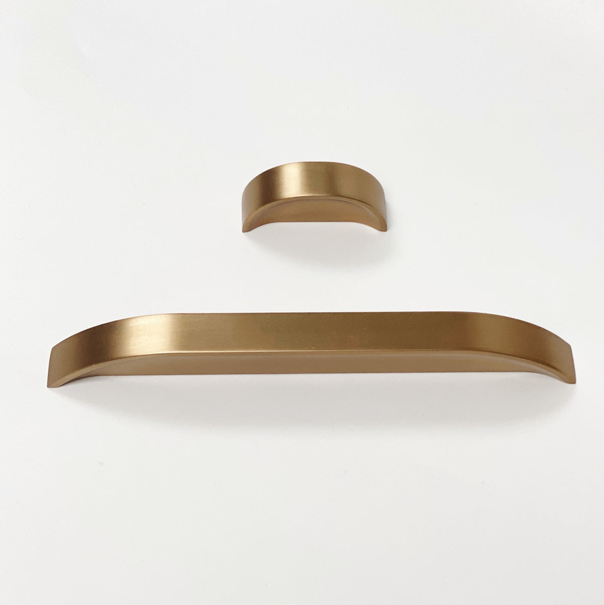 Mondrian Champagne Bronze Drawer Pulls - Cabinet Hardware - Forge Hardware Studio