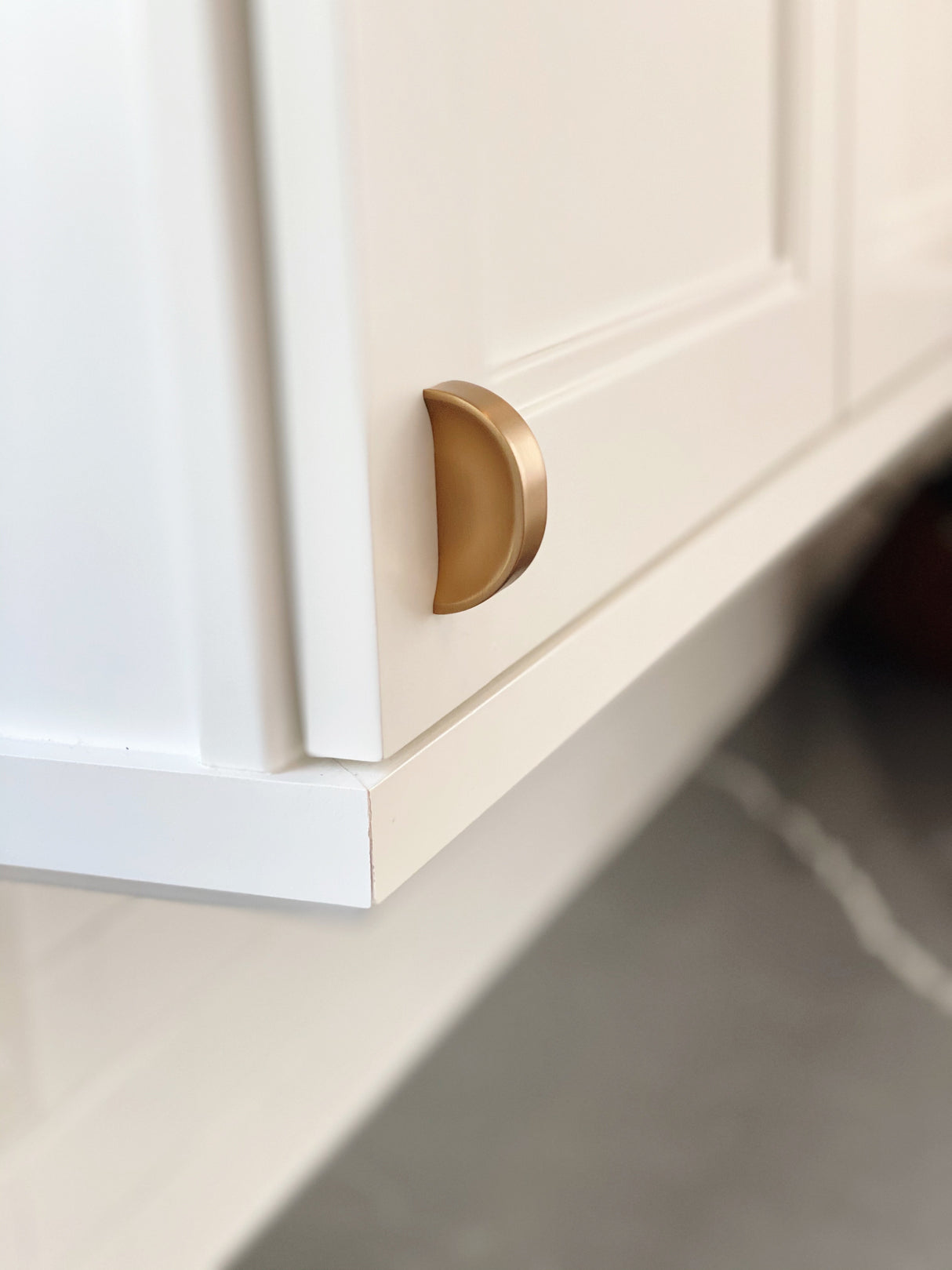 Mondrian Champagne Bronze Drawer Pulls - Cabinet Hardware - Forge Hardware Studio