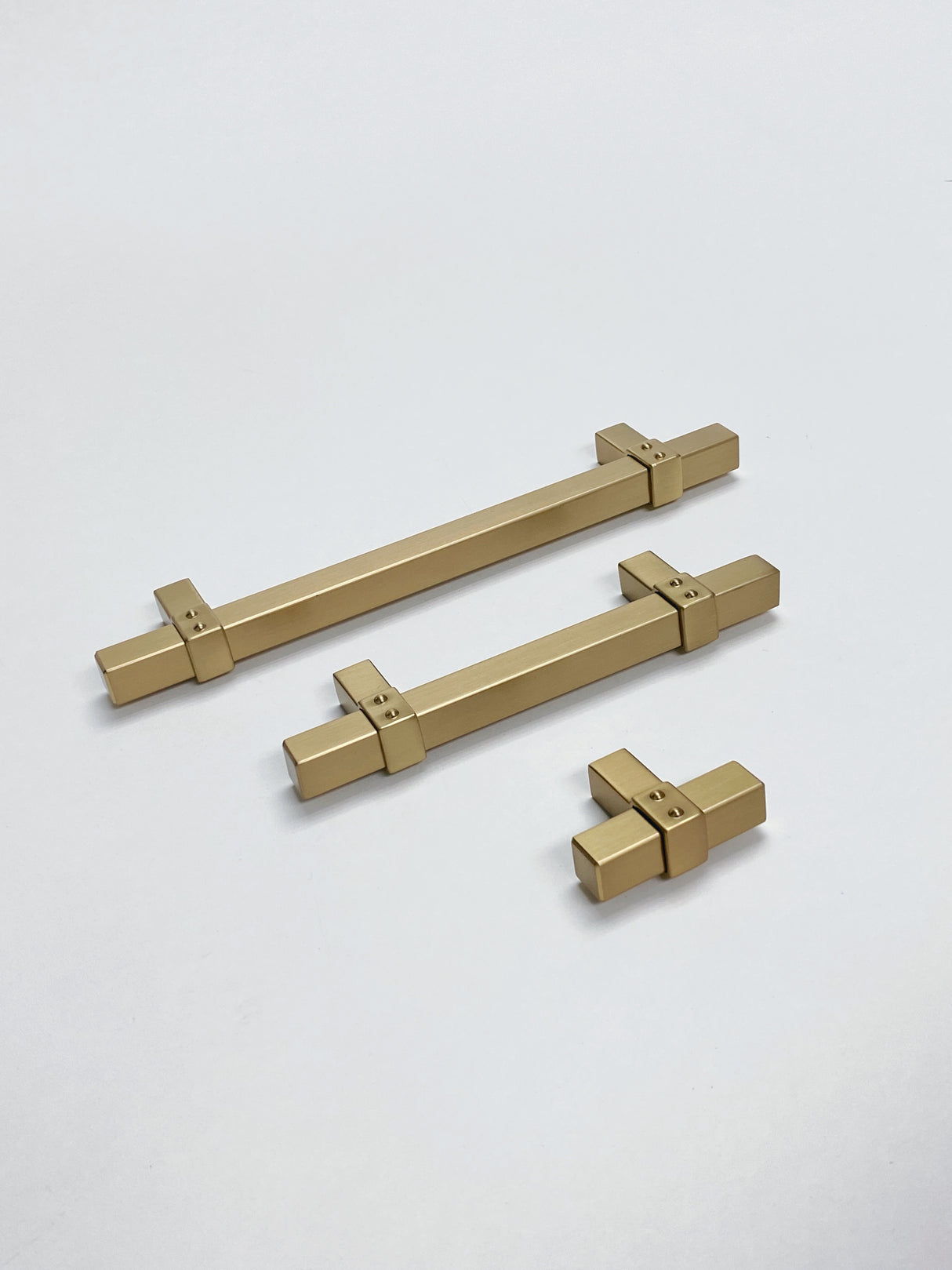 Champagne Bronze "Rio" T-Bar Cabinet Knob and Drawer Pulls - Forge Hardware Studio