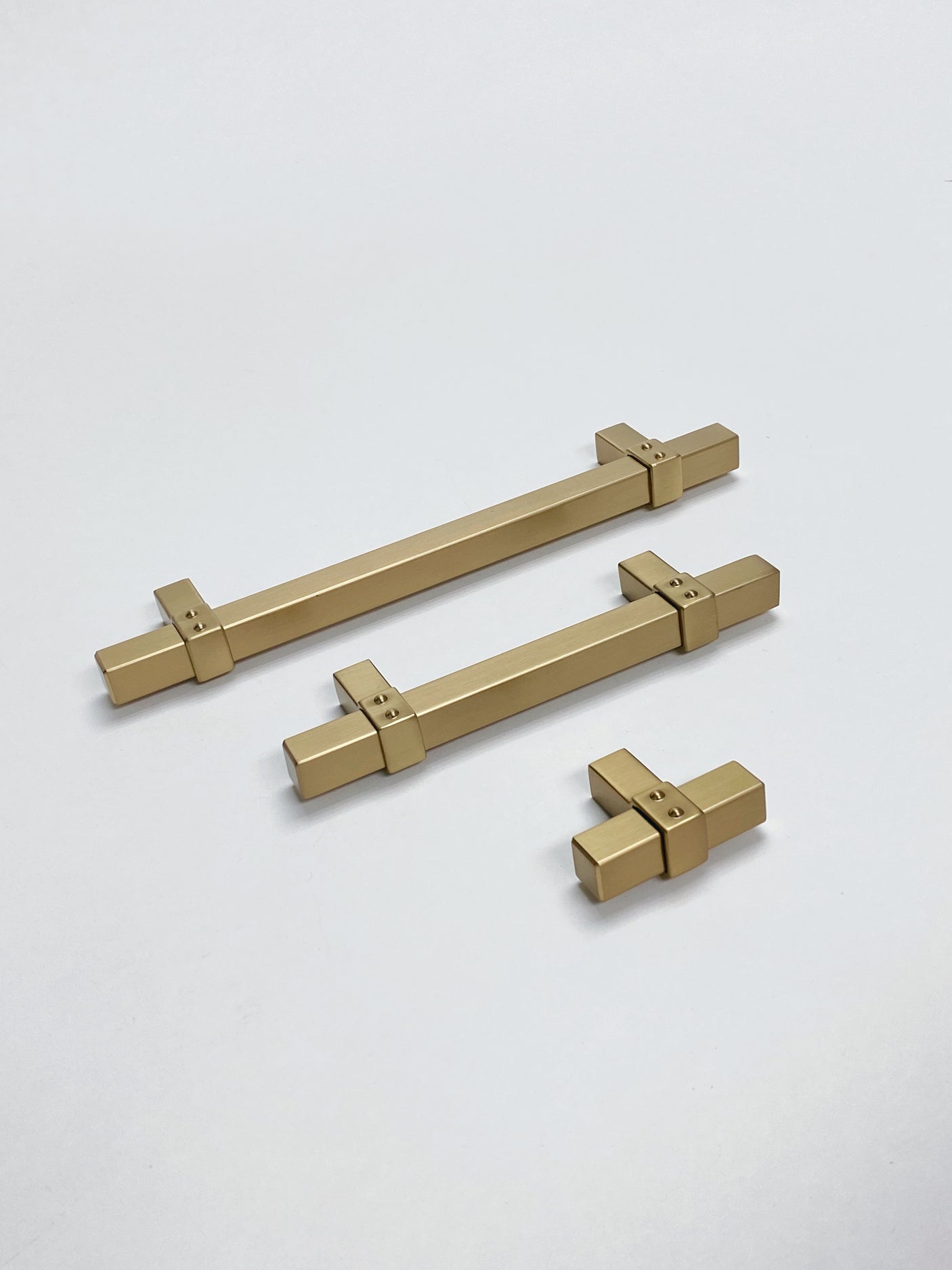 Champagne Bronze "Rio" T-Bar Cabinet Knob and Drawer Pulls - Forge Hardware Studio