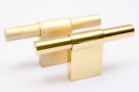 Line Brass Cabinet Knobs and Drawer Pulls - Brass Cabinet Hardware