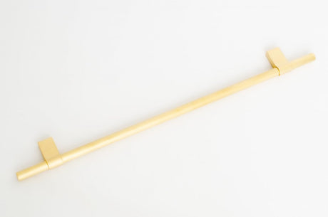 Line Brushed Brass Appliance Pulls - Forge Hardware Studio