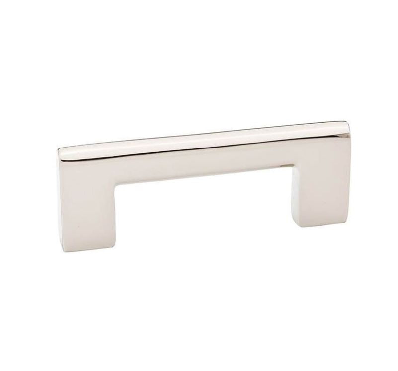 Luxe Polished Nickel Cabinet Drawer Pulls - Brass Cabinet Hardware