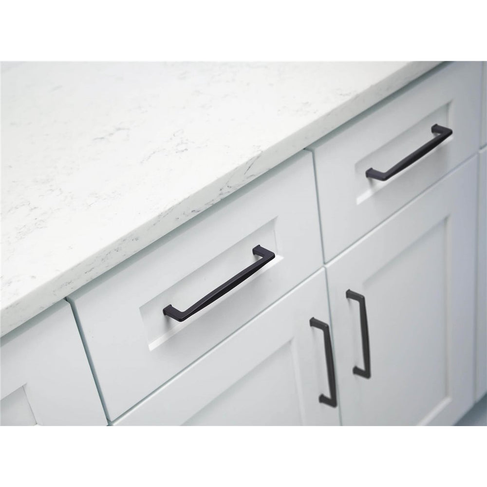 Kelly No.1 Matte Black Drawer Pulls - Kitchen Hardware - Brass Cabinet Hardware