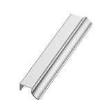 Satin Steel "Volet" Cabinet Drawer Pulls
