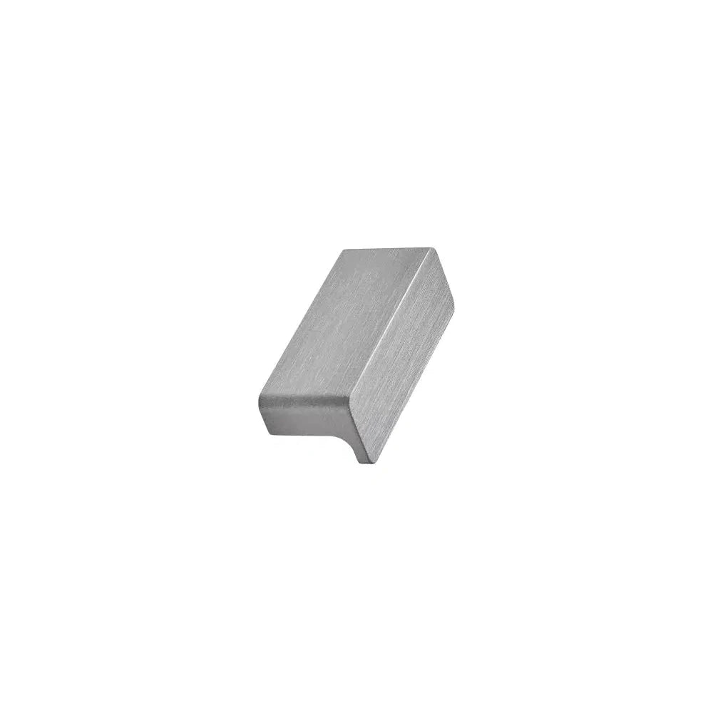 Satin Steel "Elan" Knob and Drawer Pulls