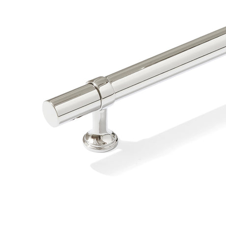 Polished Chrome Smooth "Contemporary" Glass Shower Door Handles