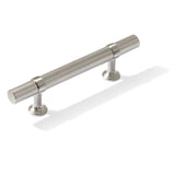 Knurled T-Bar "Contemporary" Satin Nickel Knobs and Pulls