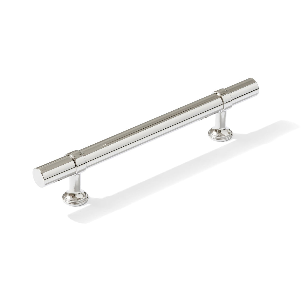 Smooth T-Bar "Contemporary" Polished Chrome Knobs and Pulls