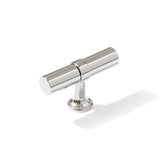 Smooth T-Bar "Contemporary" Polished Chrome Knobs and Pulls