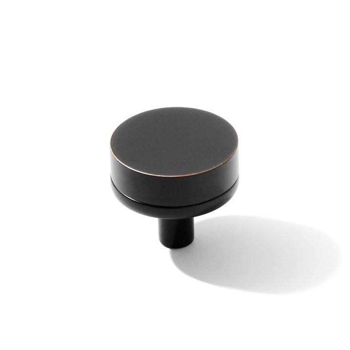 Smooth Oil Rubbed Bronze "Transitional" Cabinet Knobs and Drawer Pulls