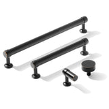 Smooth Oil Rubbed Bronze "Transitional" Cabinet Knobs and Drawer Pulls