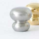 Round Stainless Steel "Buoy" Cabinet Knob