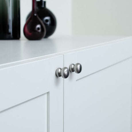 Brushed Stainless Steel "Buoy" Cabinet Knob