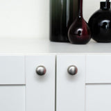 Round Stainless Steel "Buoy" Cabinet Knob