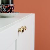 Unlacquered Polished Brass "Buoy" Cabinet Knob