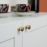 Unlacquered Polished Brass "Buoy" Cabinet Knob