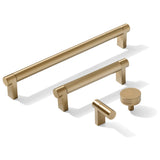Smooth Select Champagne Bronze Cabinet Knobs and Drawer Pulls