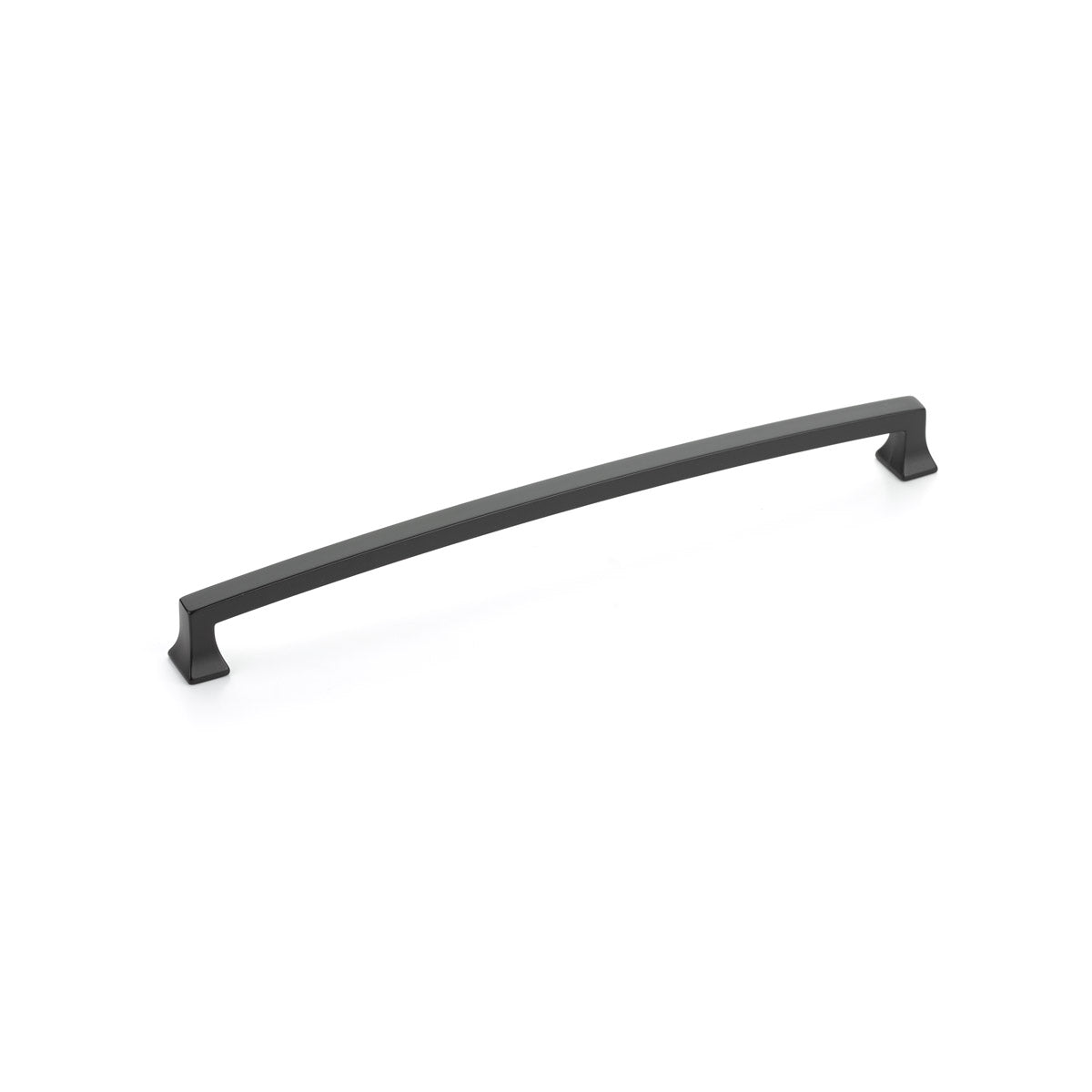 Matte Black "Arched Moderna" Drawer Pulls and Cabinet Knobs