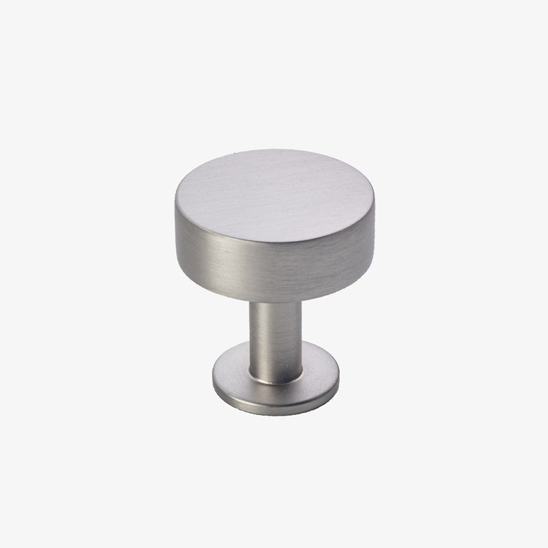 Lew's Square Bar Cabinet Knobs and Pulls in Brushed Nickel - Forge Hardware Studio