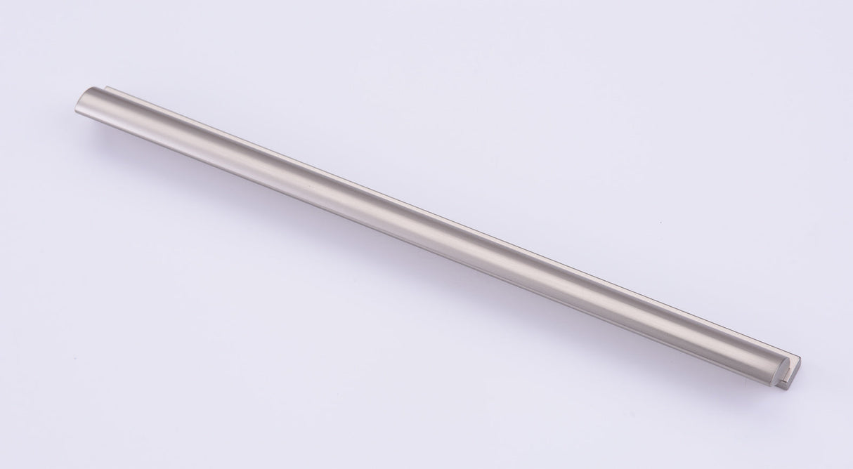 Lew's Finger Cabinet Knobs and Pulls in Brushed Nickel