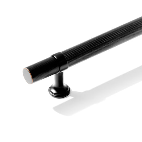 Knurled T-Bar "Contemporary" Oil Rubbed Bronze Knobs and Pulls