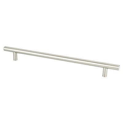 Brushed Nickel "Dash" T-Bar Round Knob and Drawer Pulls - Forge Hardware Studio