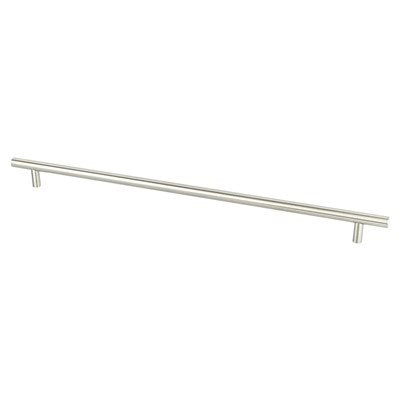 Brushed Nickel "Dash" T-Bar Round Knob and Drawer Pulls - Forge Hardware Studio