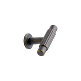 Dark Rubbed Bronze "Villa" Fluted Cabinet Knobs and Pulls